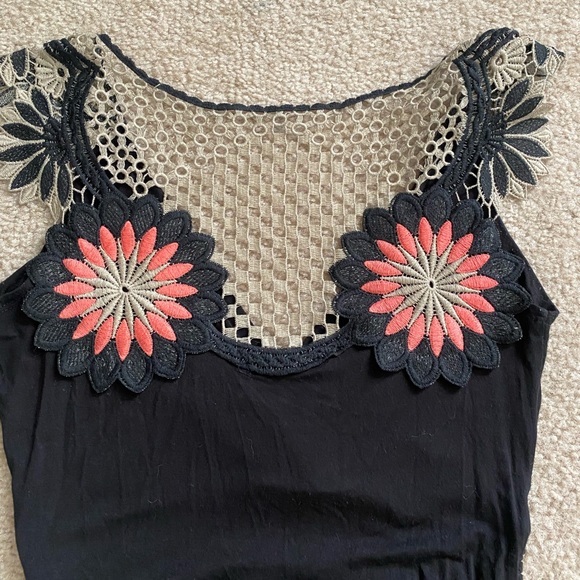 Maxi dress with knitted detail on back - Picture 3 of 3